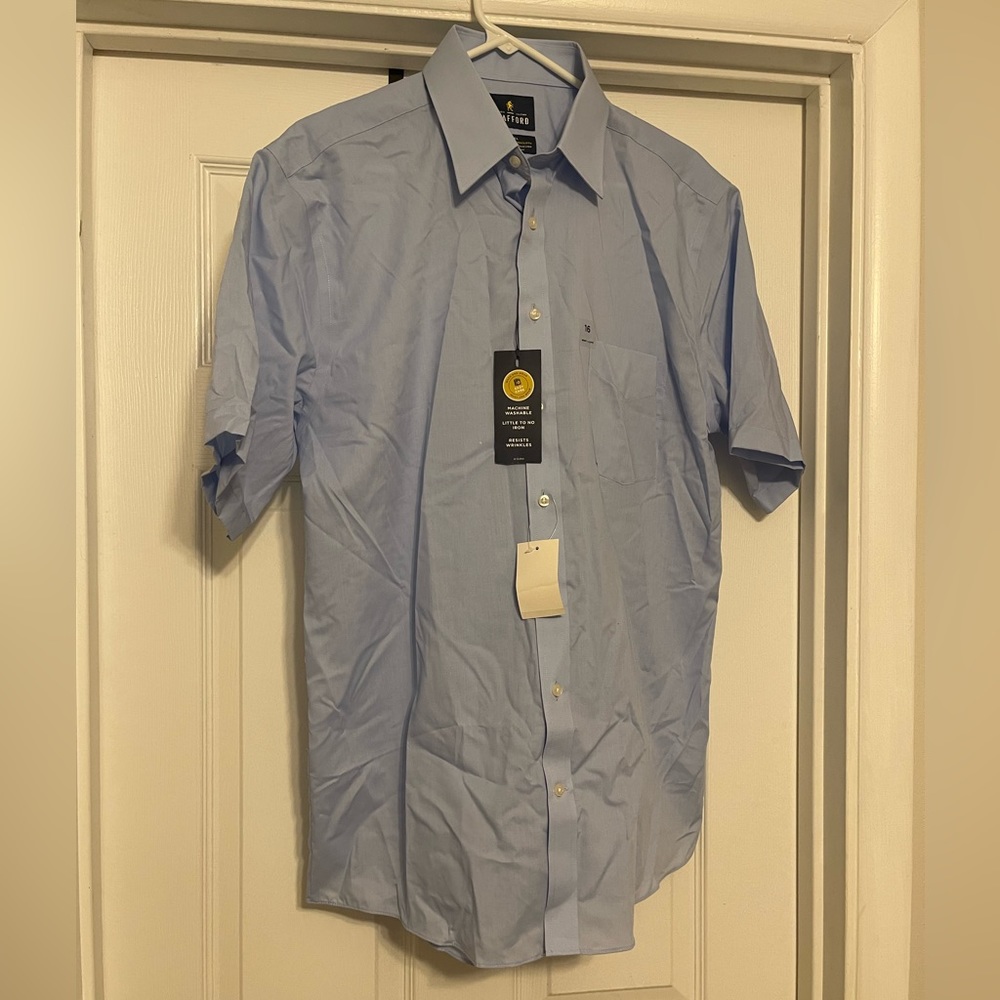 Blue dress shirt